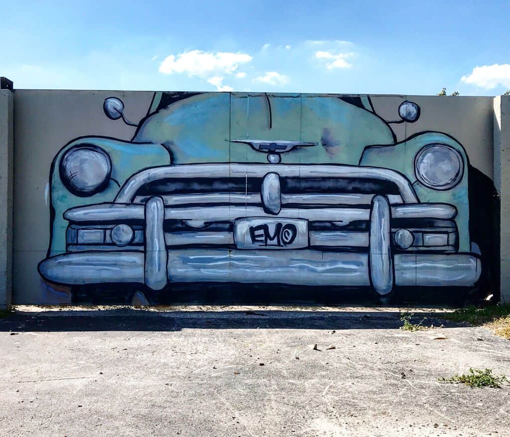 Untitled street art by Eduardo Mendieta in Miami