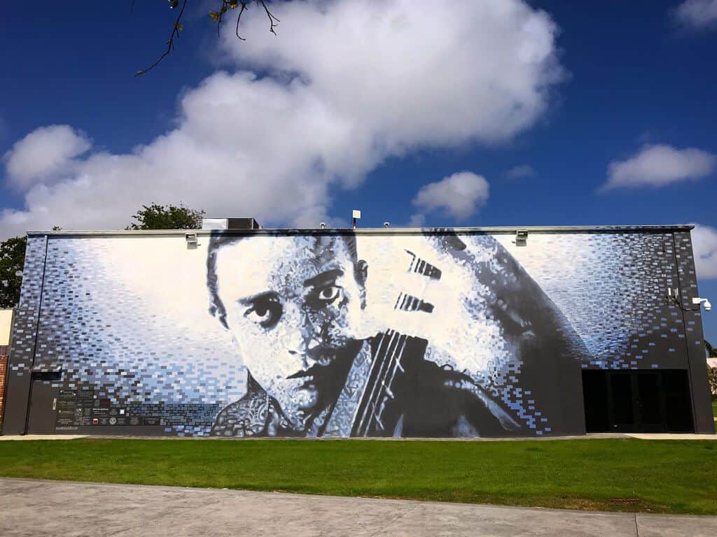 "Tribute to Jaco Pastorious" by Bill Savarese in Miami