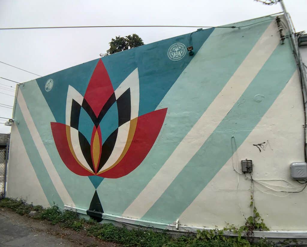 Untitled street art by Shepard Fairey (Obey Giant) in Miami