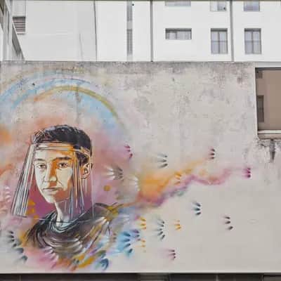 "Artwork by C215" by C215 in Paris