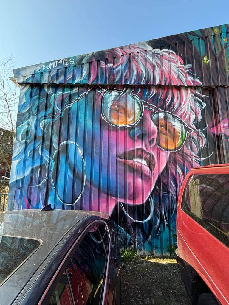 "Colorful Portrait with Oversized Glasses" by Fumomiles in Amsterdam