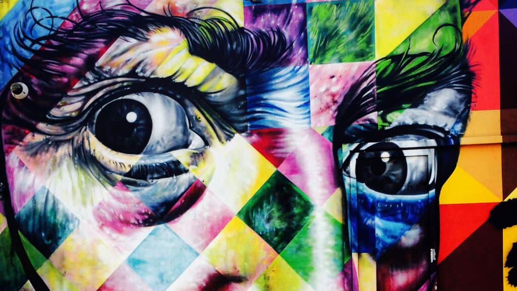 "Salvator Dali" by Eduardo Kobra in Miami