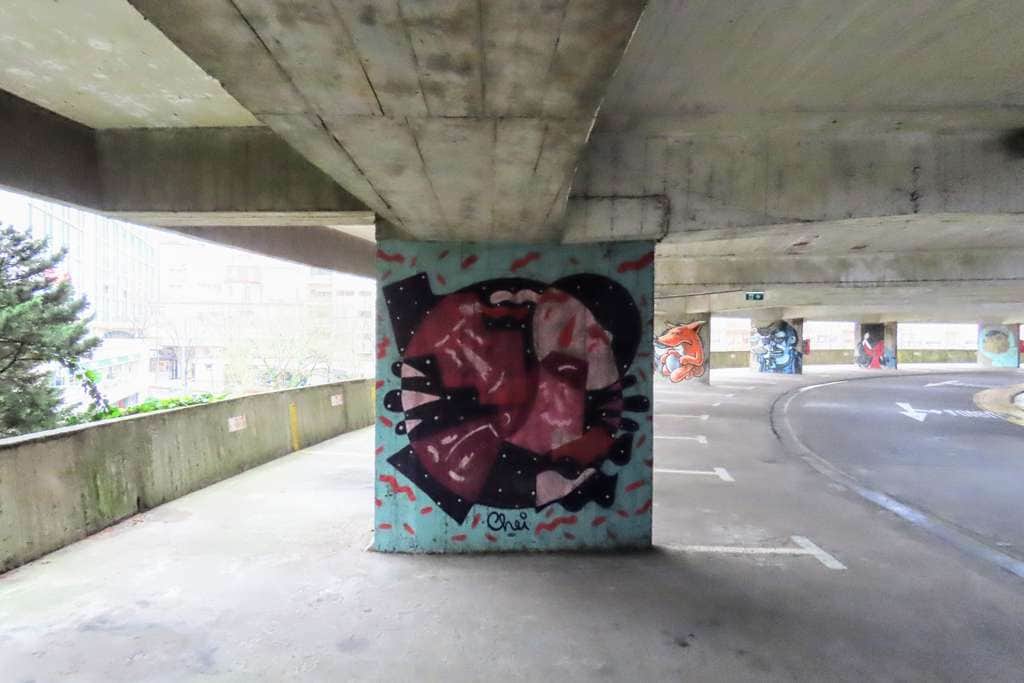 "Visceral Heart Abstract" by chei krew in Porto