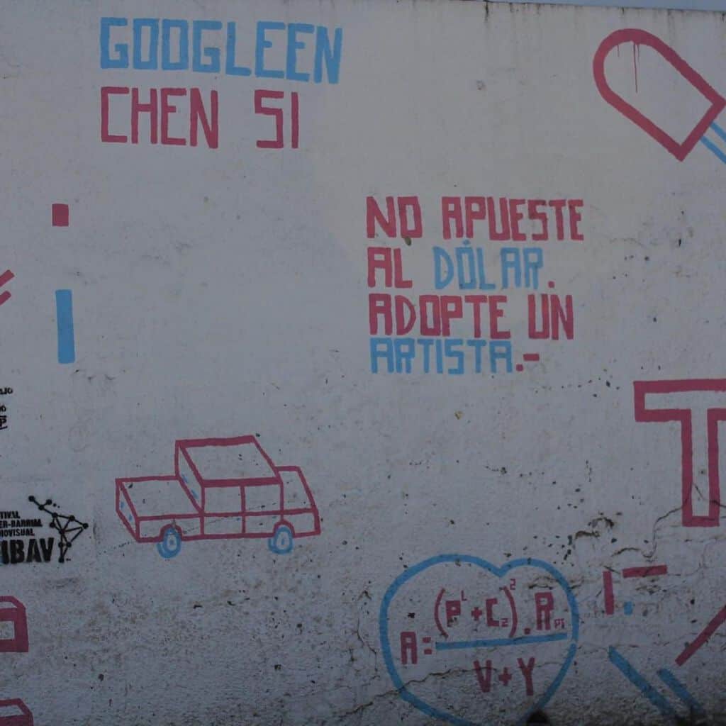 "Goodleen Chen Si Street Message" by RRAA in Buenosaires