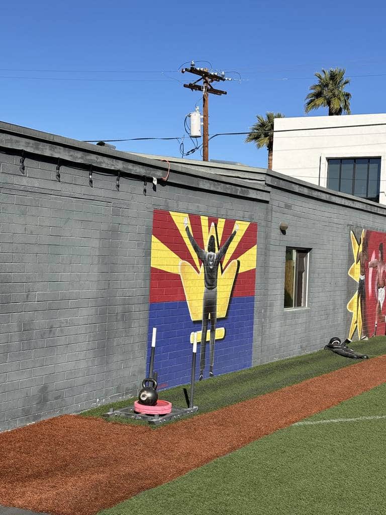"Arizona State Sun Devil Mural" by James Sanders in Phoenix