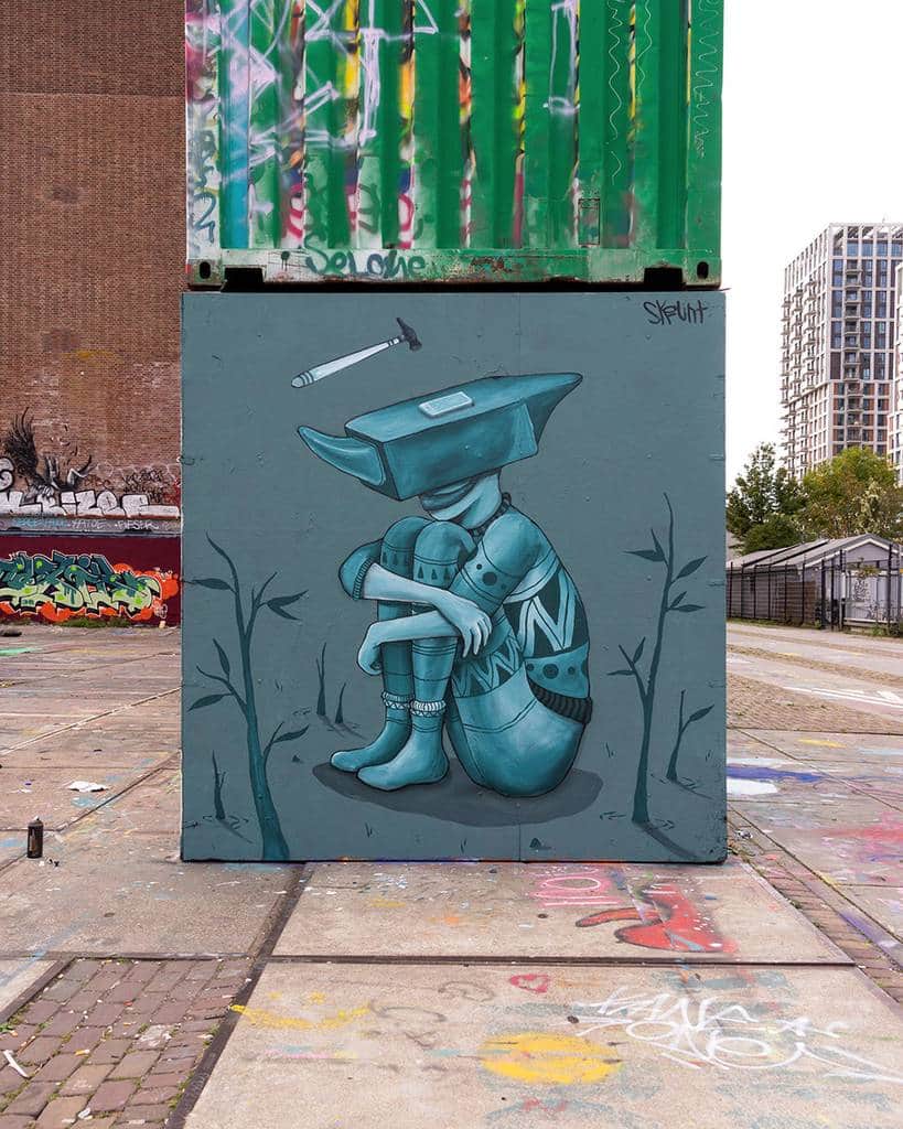 "CONNECTED / DISCONNECTED" by SKOUNT in Amsterdam