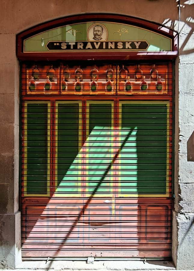 "Stravinsky Cocktail Bar Shutter 1" in Barcelona
