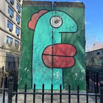 "Berlin Wall" by Thierry Noir in New York