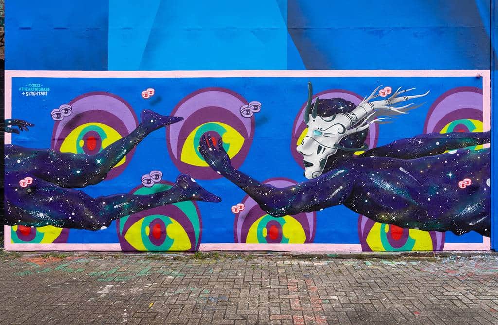 "CHASING YOURSELF" by SKOUNT in Amsterdam