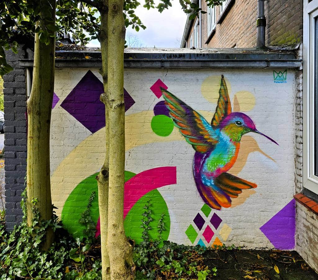 Untitled street art by Monareta in Amsterdam