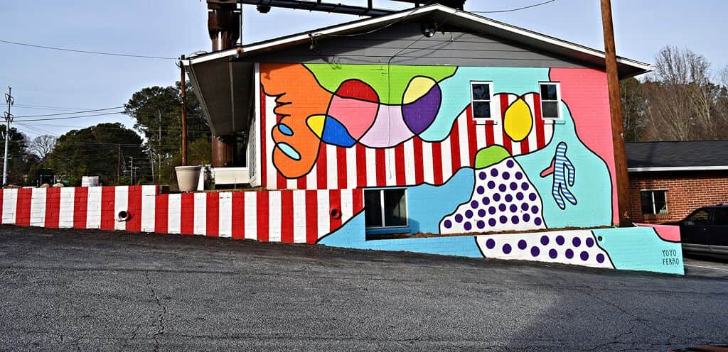 Untitled street art by Yoyo Ferro in Atlanta