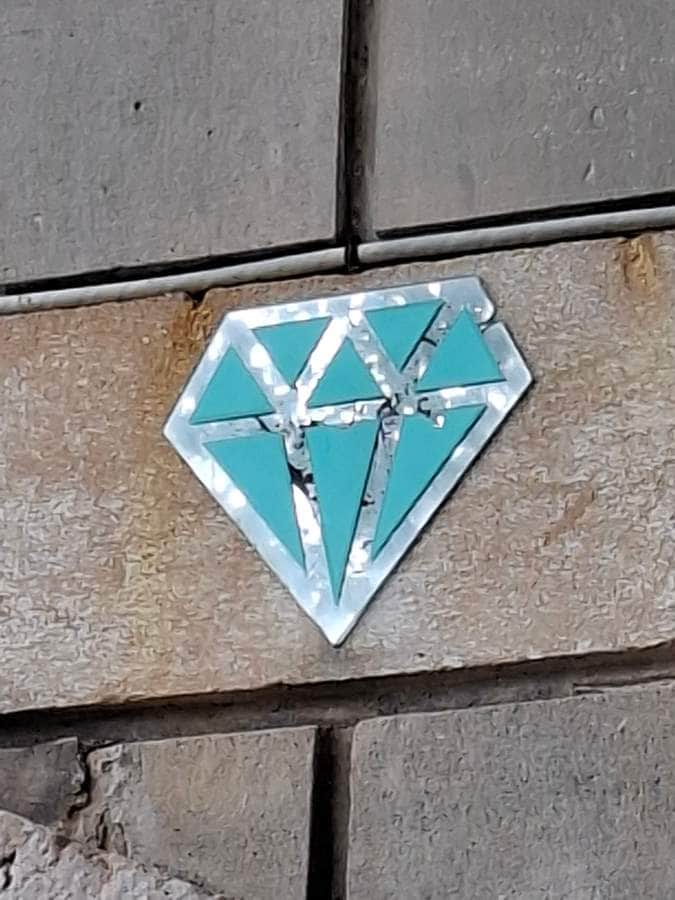 Untitled street art by Le Diamantaire in Paris