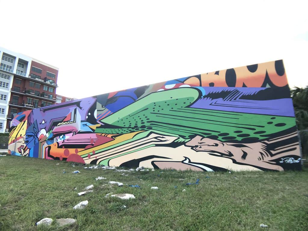 Untitled street art by Pro176 in Miami