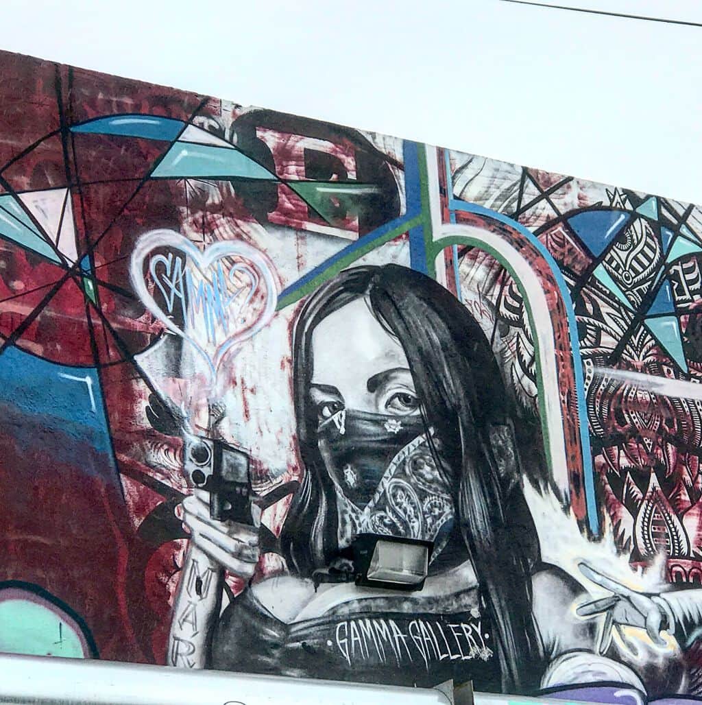 Untitled street art by GAMMA in Miami