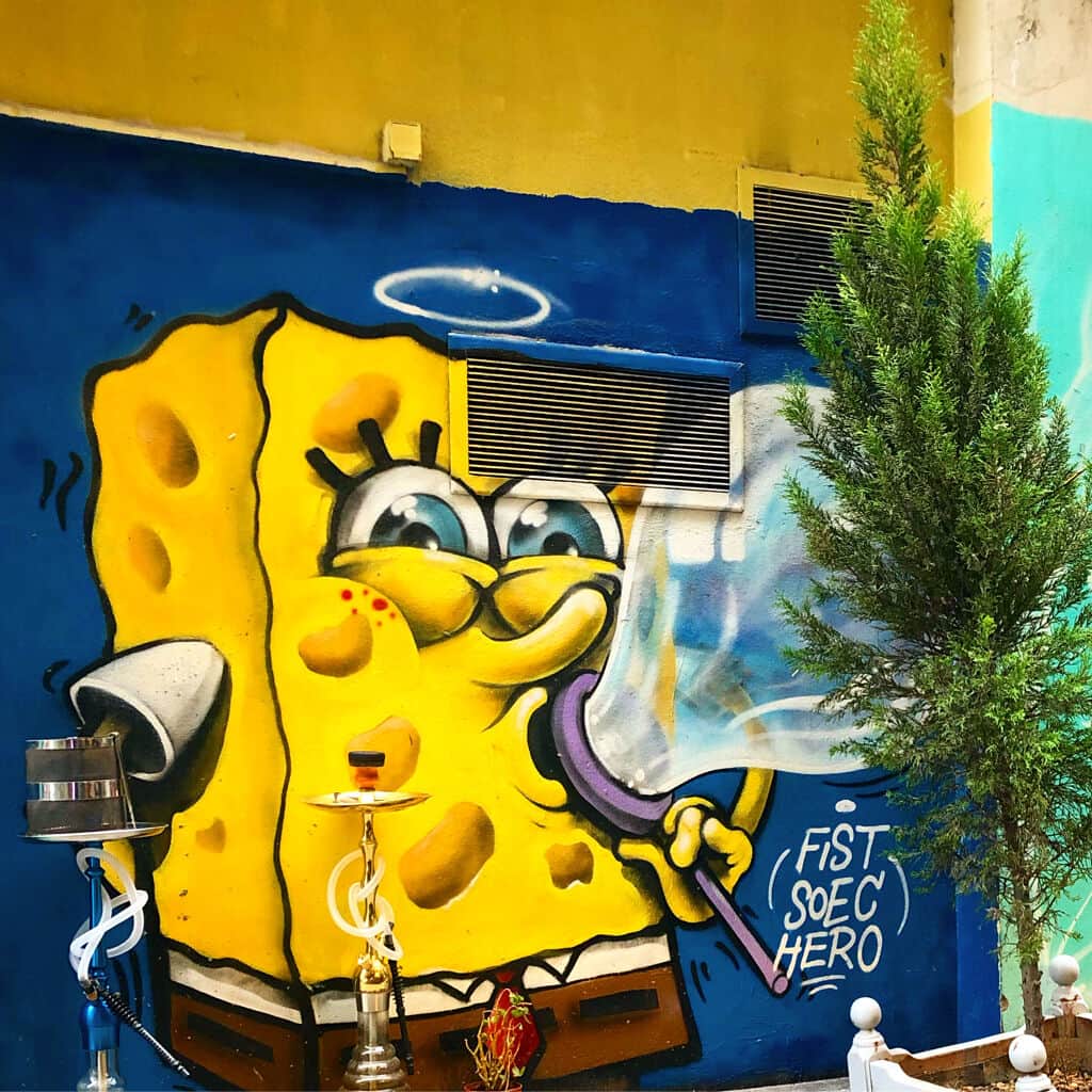 "Sponge Bob" by Wfist in Istanbul