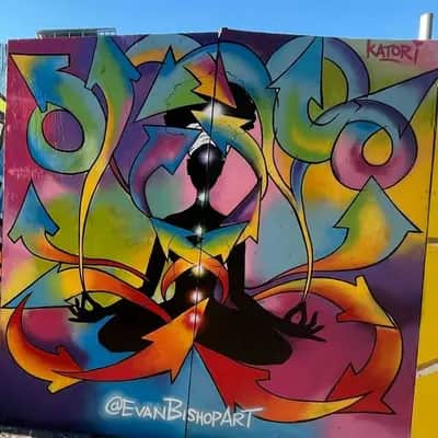 "Daffy Duck Street Mural" by Walker Katori in New York