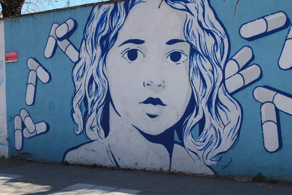 "Pharmaceutical Thoughts Portrait" by Diego Roa in Buenosaires