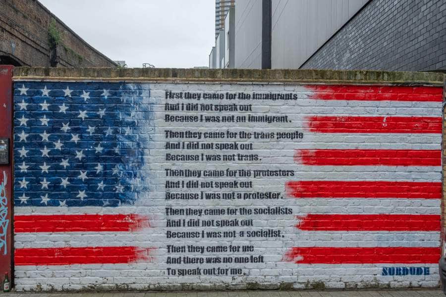 "First They Came For The Immigrants" by Subdude in London