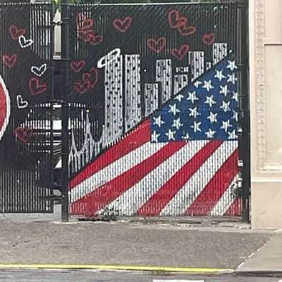 "Tribute to the 20th NY Fire Department" in New York
