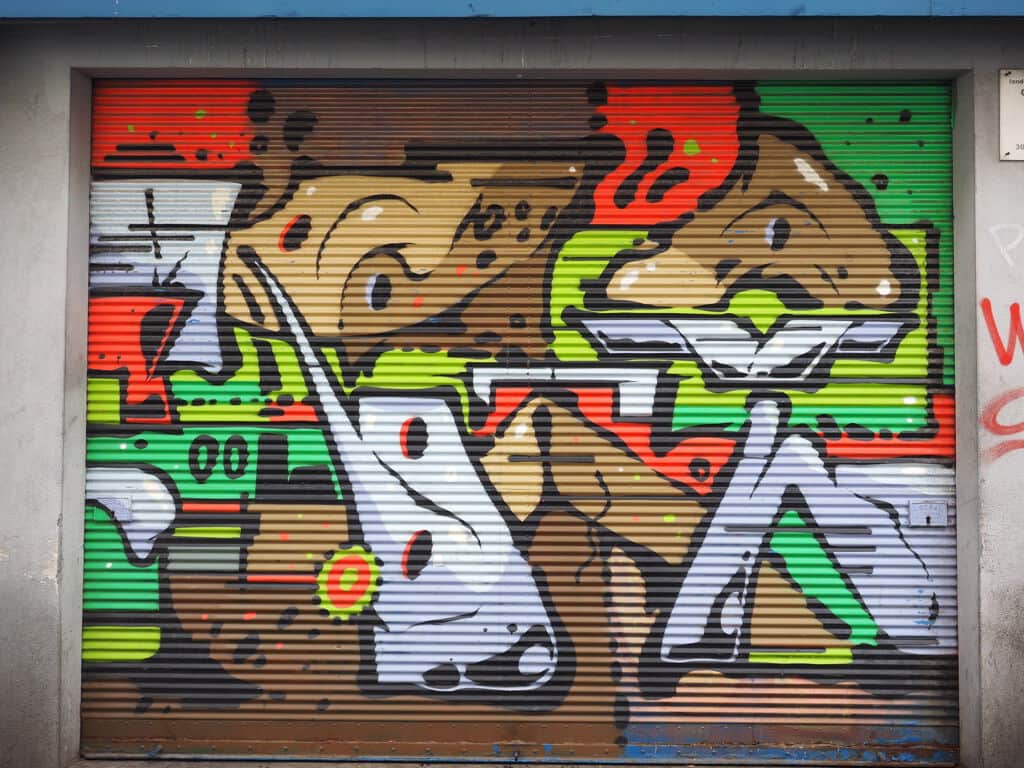 "Abstract Figures in Vibrant Motion" by Sobekcis in Vienna