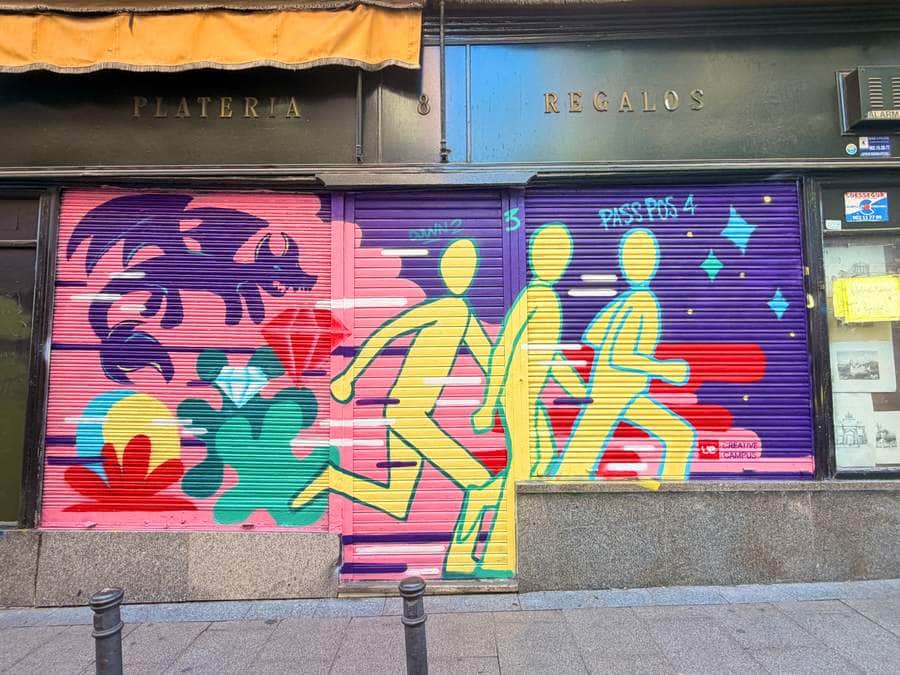 "Running Figures with Floral Chaos" by UE Creative Campus in Madrid