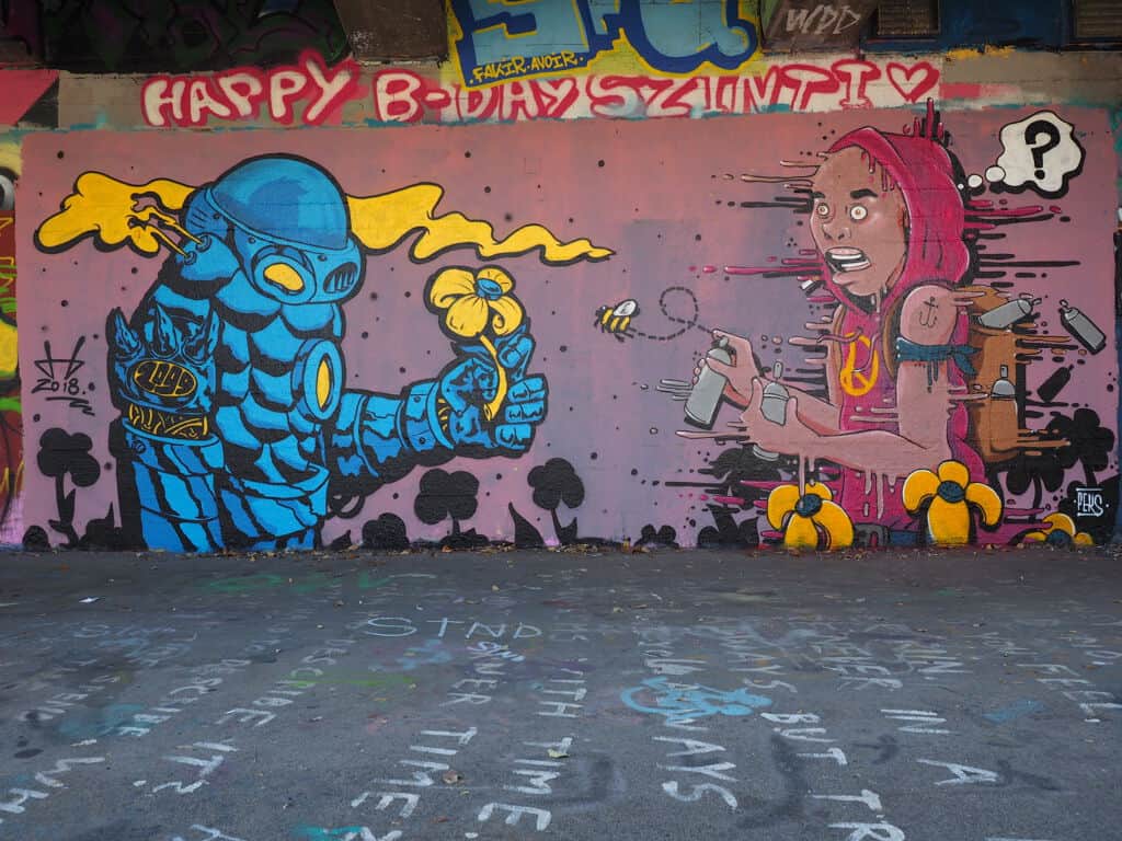 "Hall Of Fame - FLEX Donaukanal" by Deadbeathero in Vienna