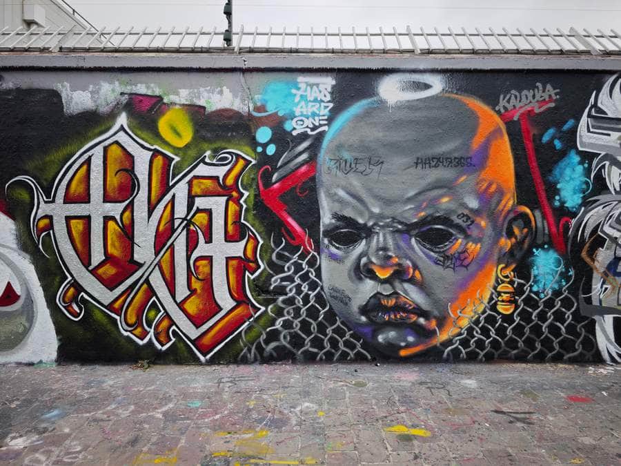 "Colorful Portrait and Bold Lettering" in Paris