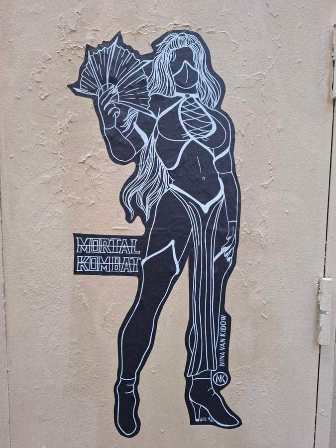 "Mortal Kombat Female Warrior" by Nina Van Kidow in Paris