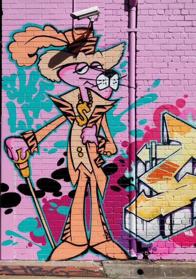 "Colorful Character with Ice Cream" by Shelf in Melbourne