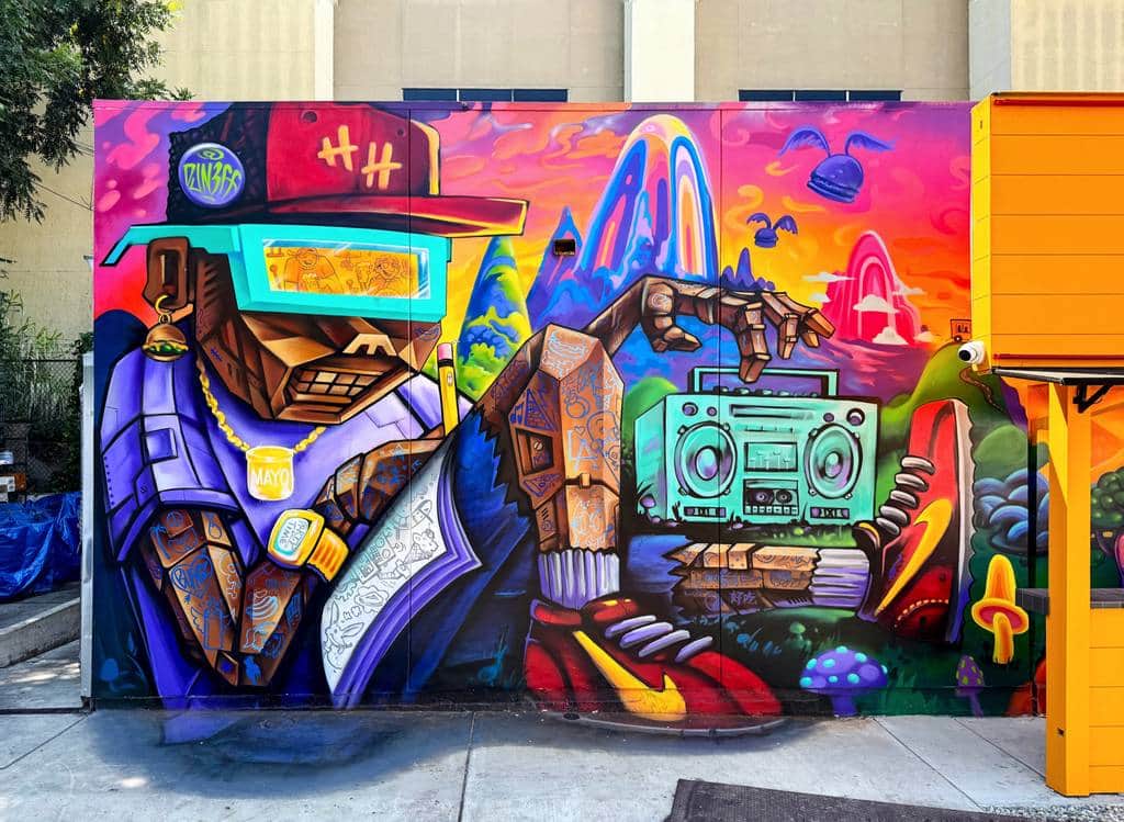 "Retro Robot Hip-Hop Paradise" by DJ Neff in Los Angeles