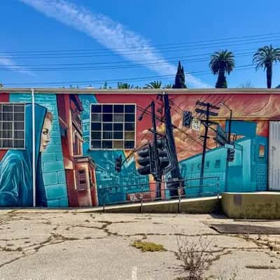 "Urban Life Community Mural" by Dcypher in Los Angeles