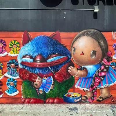 "Mexican Folk Art Celebration" by Mr B Baby in Los Angeles
