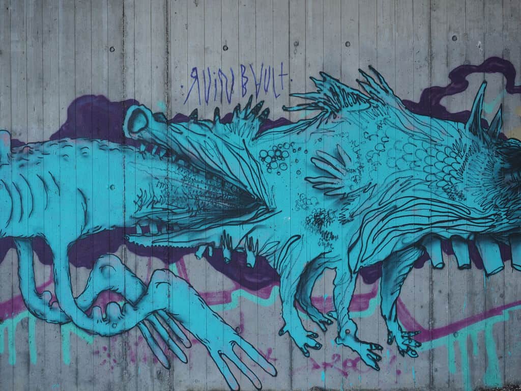 Untitled street art by Ruin in Vienna