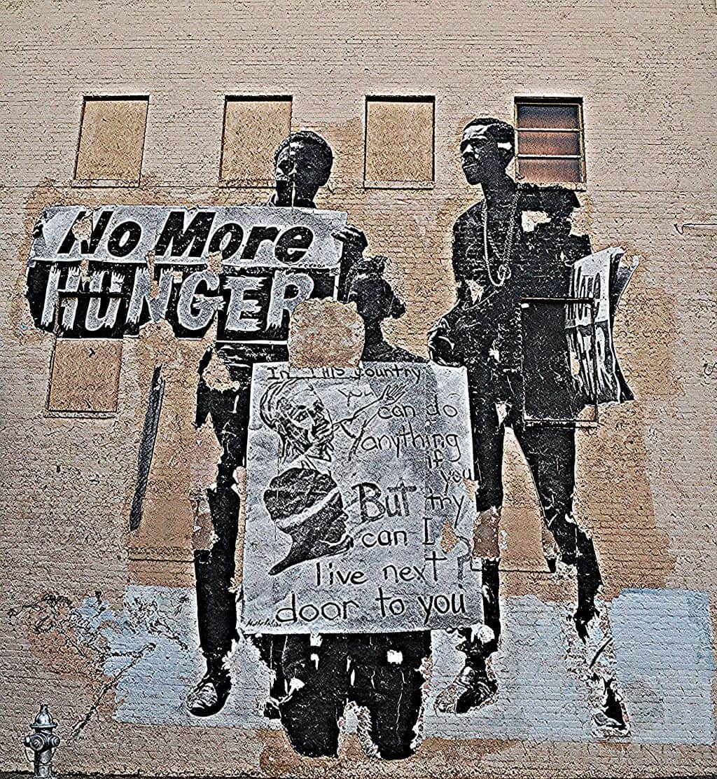 "No More Hunger" by JR in Atlanta