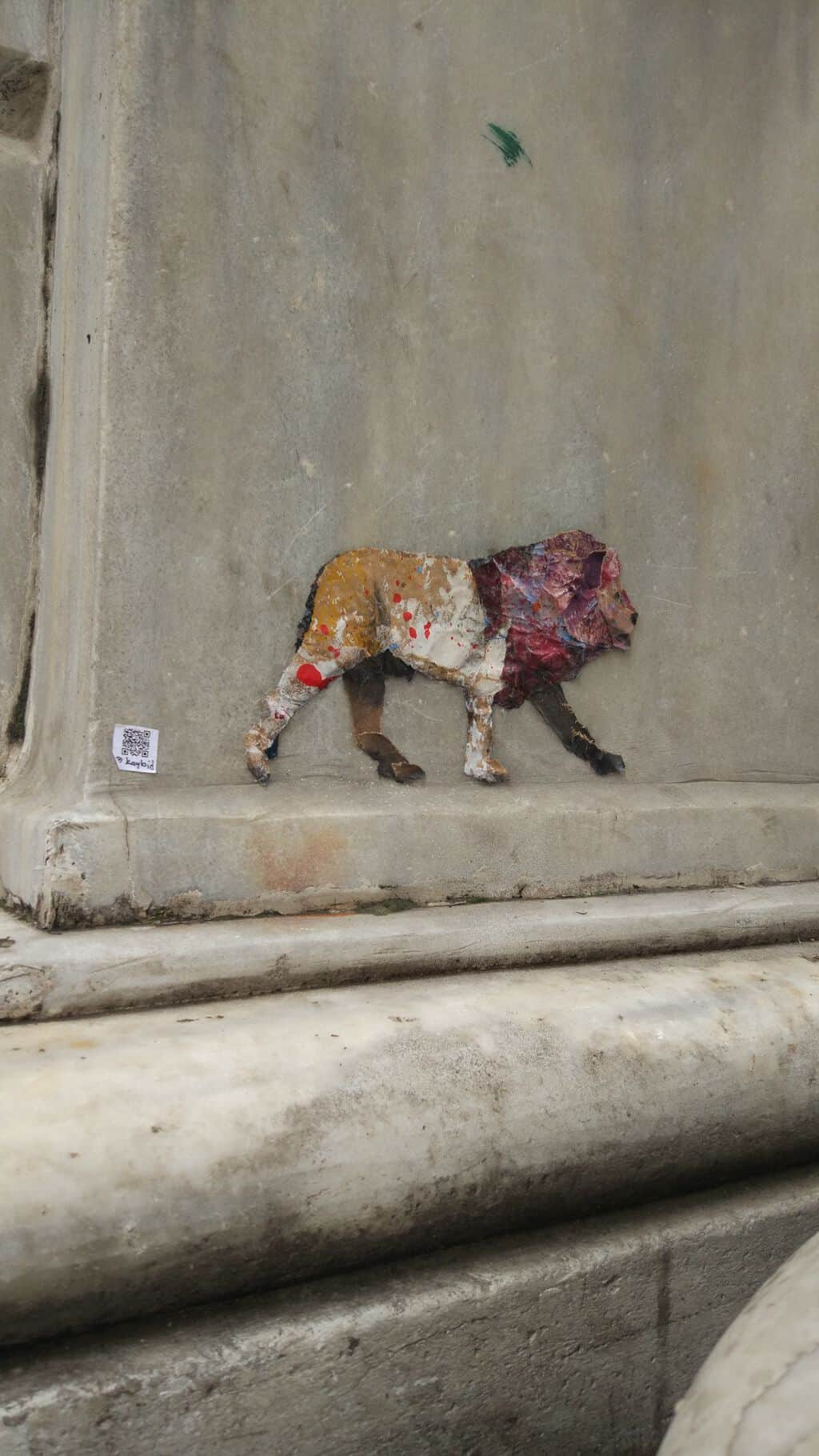 "Painted Street Dog" by Kaybid in Istanbul