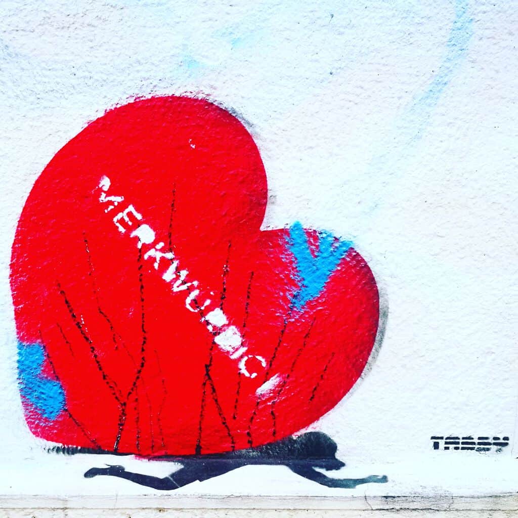 "Red Heart with Open Hands" by TABBY in Vienna