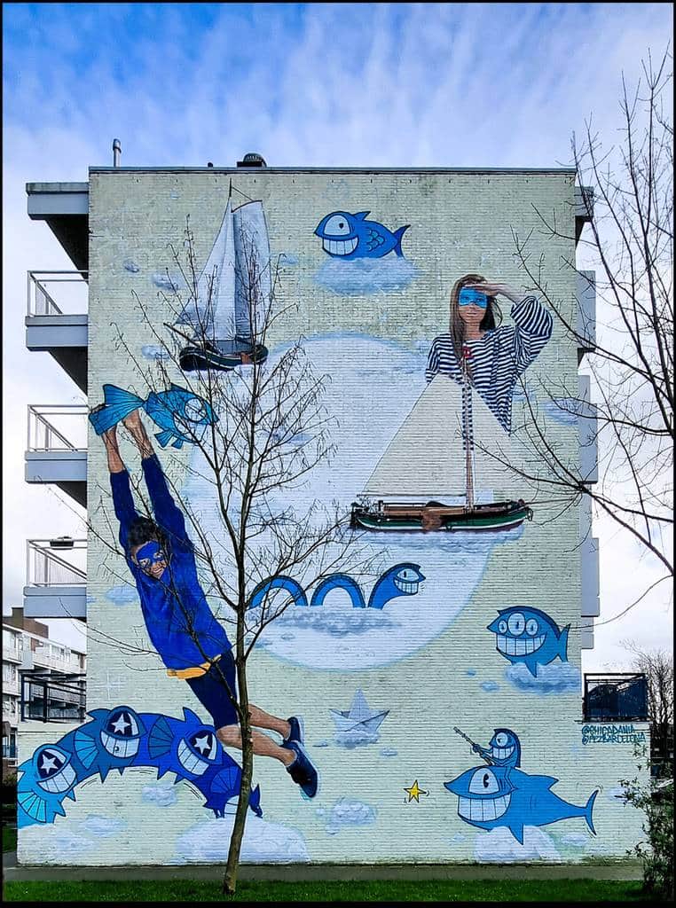 "Life is a dream" by Chicadania in Amsterdam