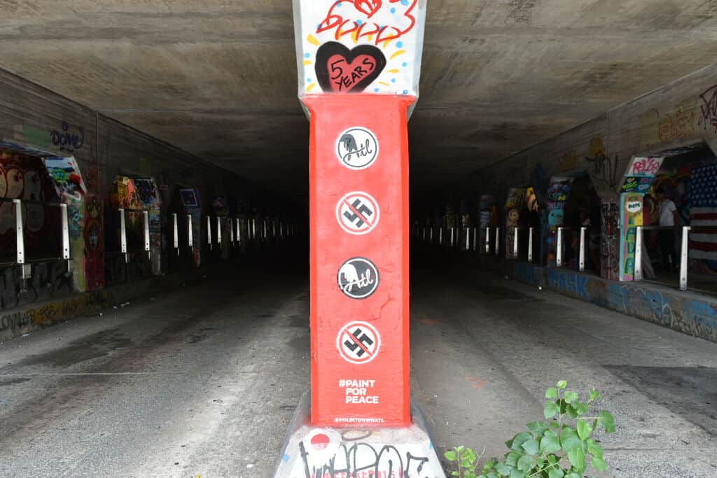 "Krog Street (graffiti) Tunnel" by Various Artists in Atlanta