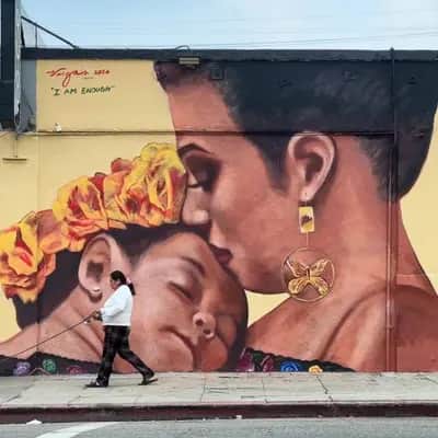 "I Am Enough" by Robert Vargas in Los Angeles