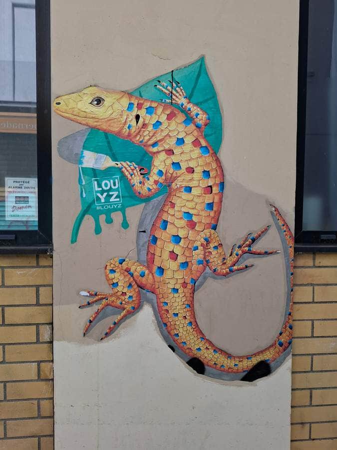 "Lizard" by Louyz in Paris