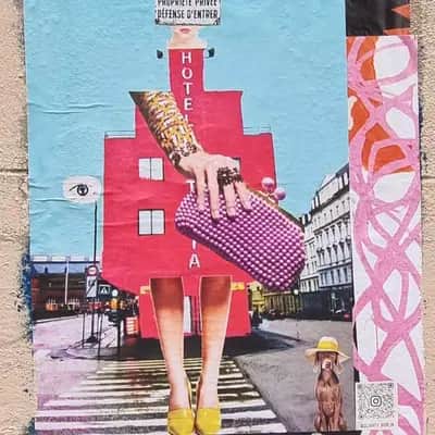 "Surreal Hotel Collage Composition" by CLTARTY Berlin in Paris