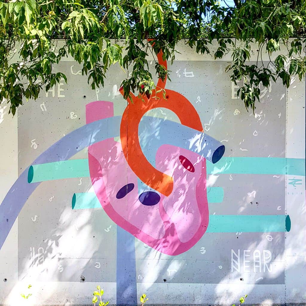 "Abstract Colorful Organic Form" by dt801zs in Vienna