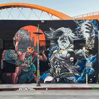 "Graffiti Gods Wall" by Kiptoe in Los Angeles