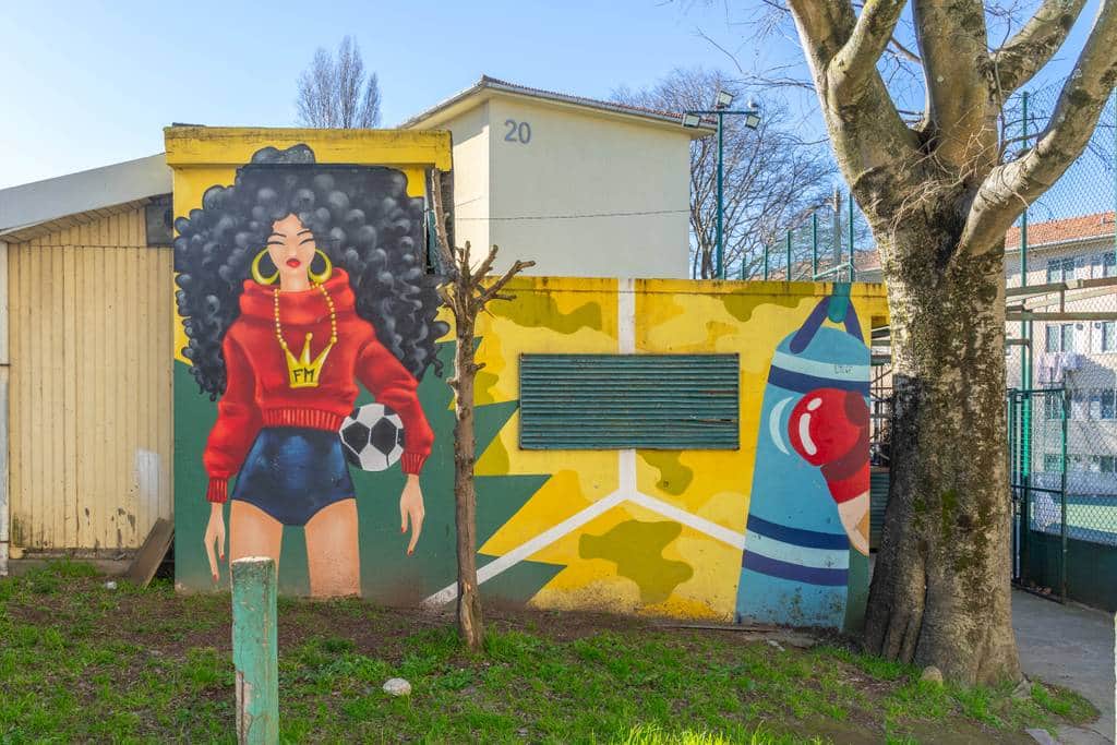 "Female Soccer Player Portrait" by Rafi die Erste in Porto