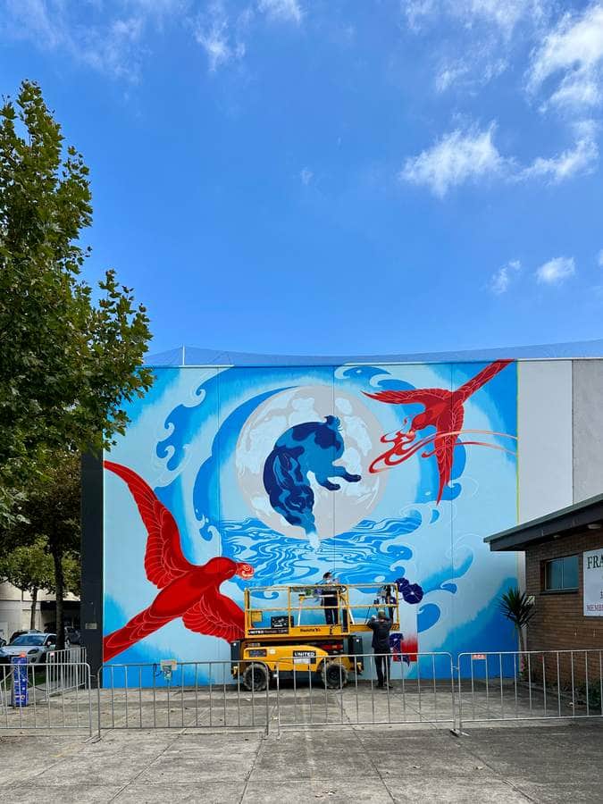 "Moon Rabbit" by Creature Creature Studios in Melbourne