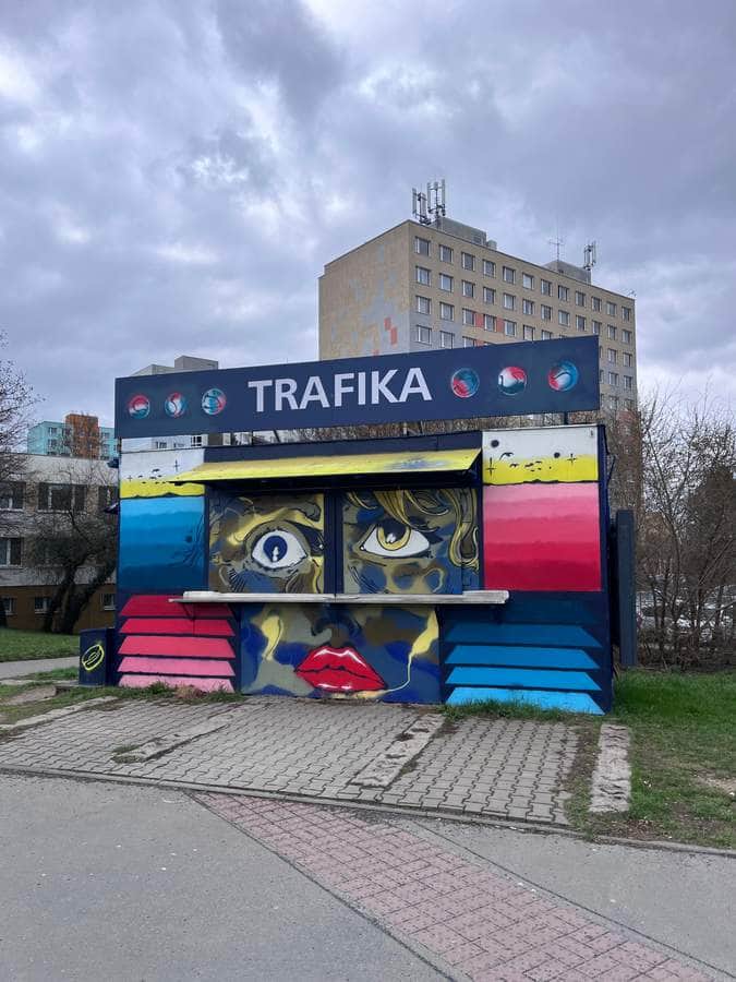 Untitled street art by Akai_82 in Prague
