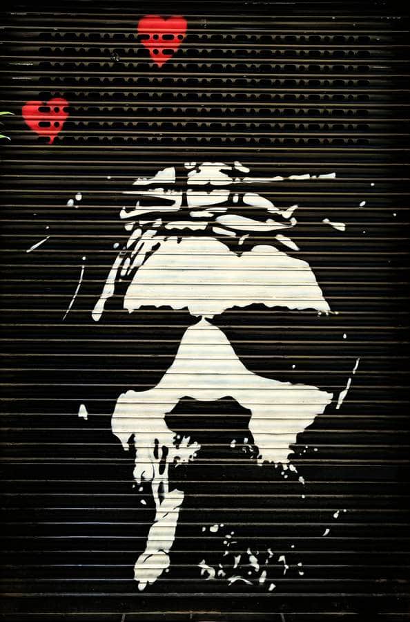 "Jesús Shutter" in Barcelona