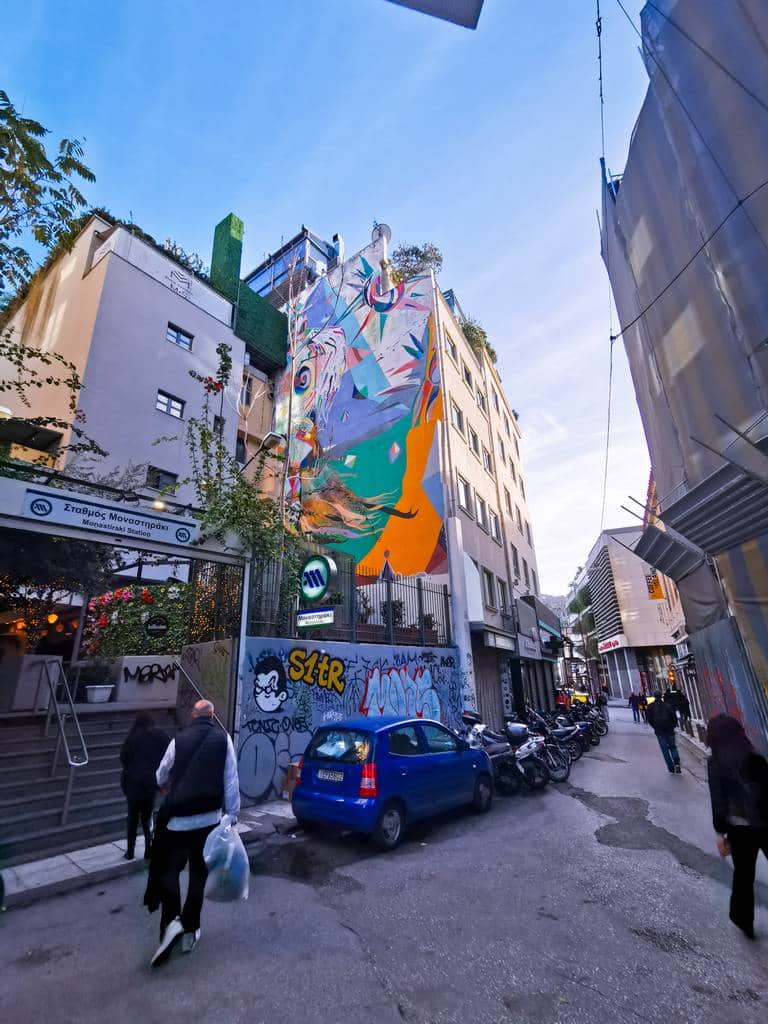 "Colorful warrior" by Woozy.gr in Athens