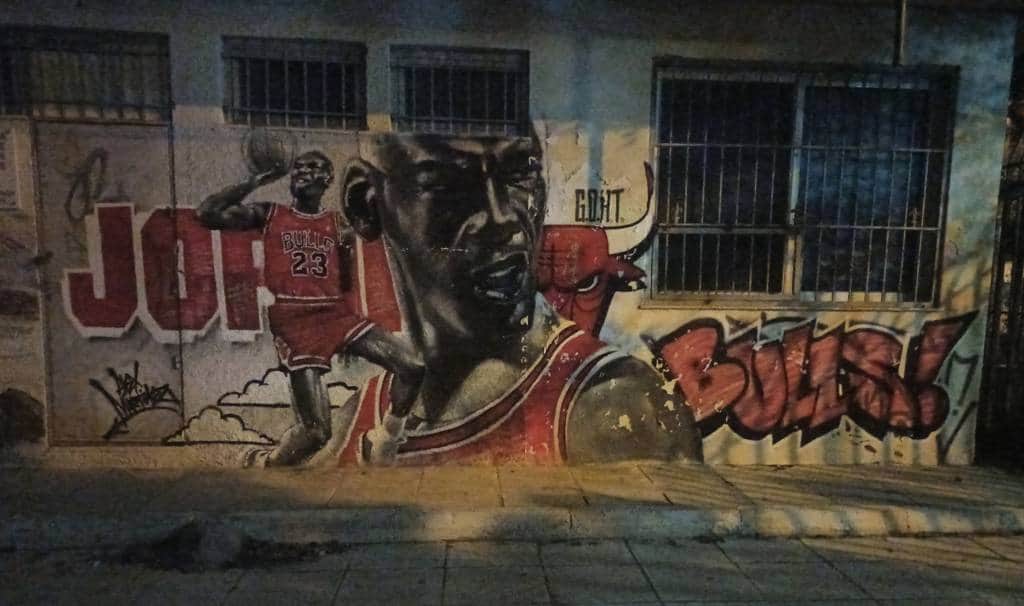 "Michael Jordan" by Alex Martinez in Athens