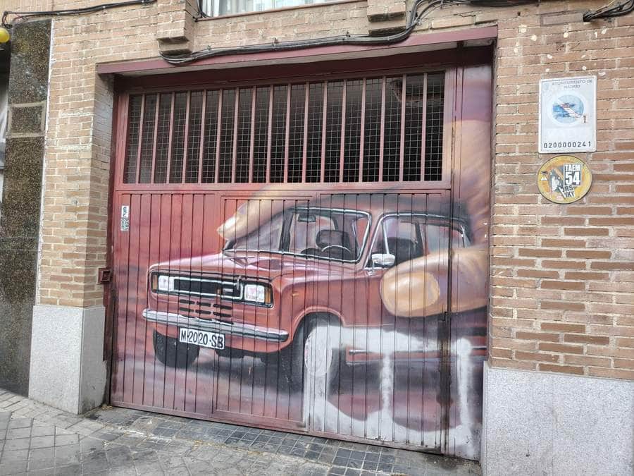 Untitled street art by Soen Bravo in Madrid